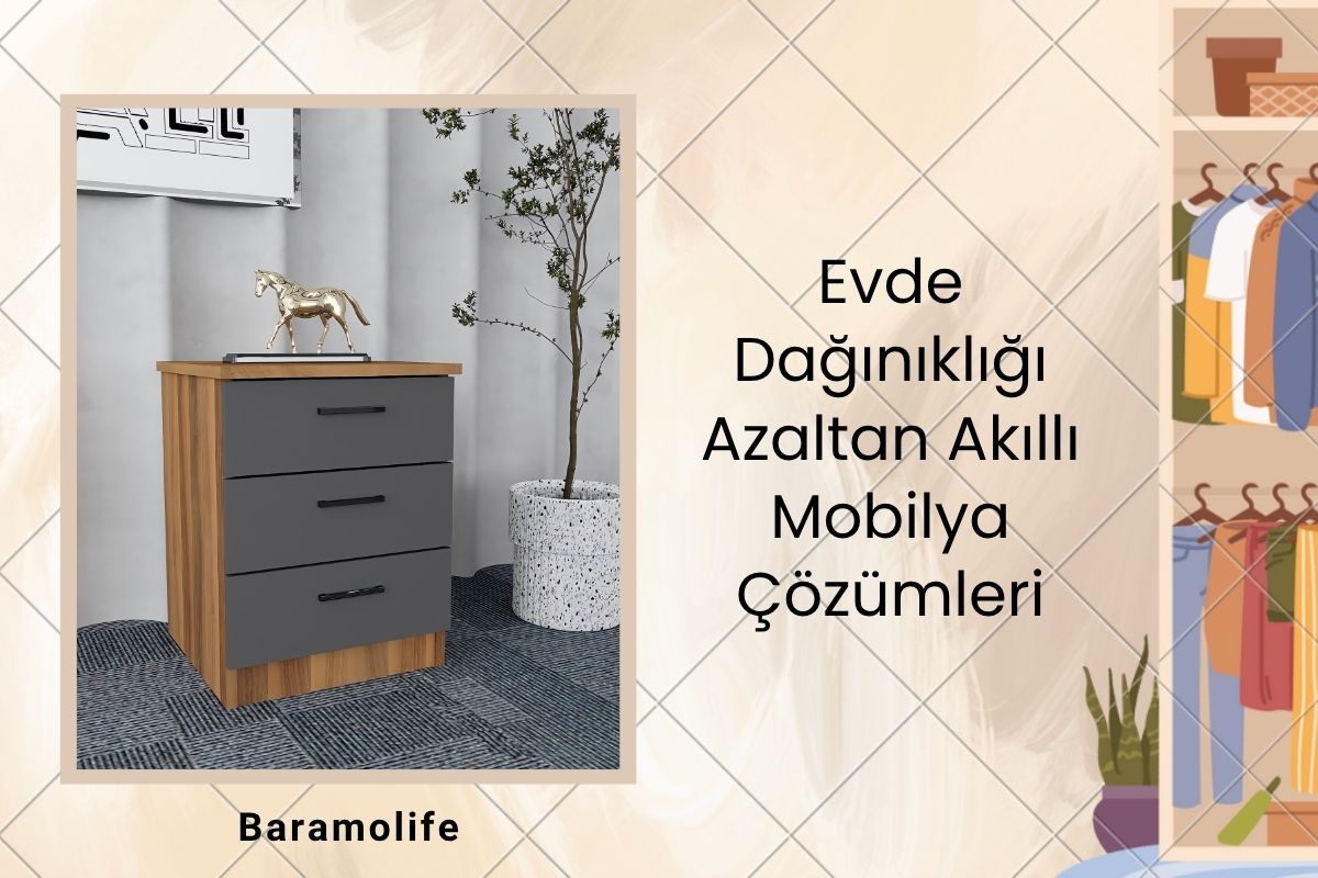 Evdeki Dağınıklığı Azaltan Akıllı Mobilya Çözümleri